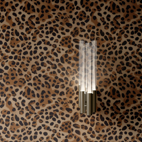 Feline Fancy | Maximalist Leopard Print Wallpaper Wallpaper Sckribbles
