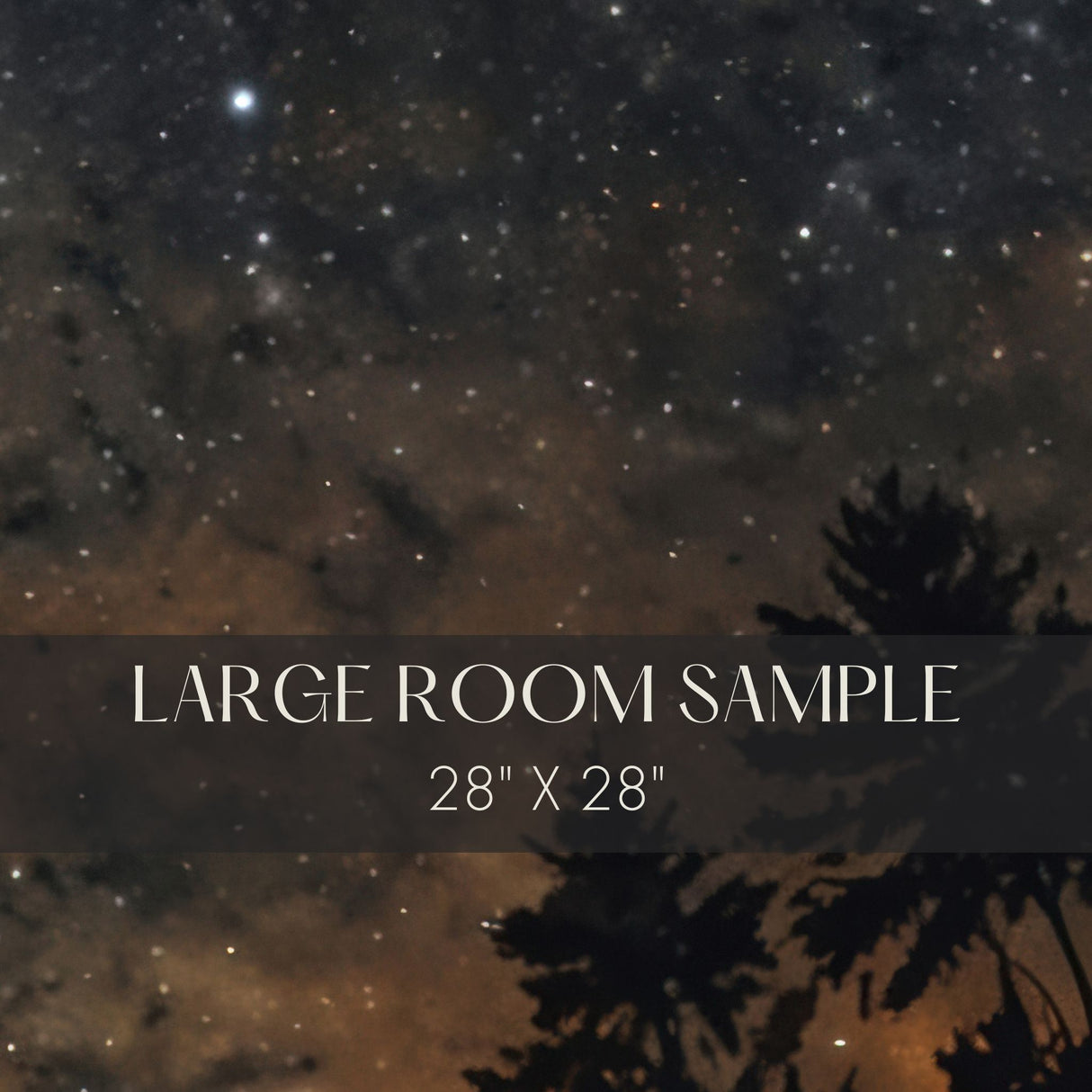Midnight Cosmos | Dark Celestial Star Landscape Wallpaper Mural Wallpaper Mural Sckribbles