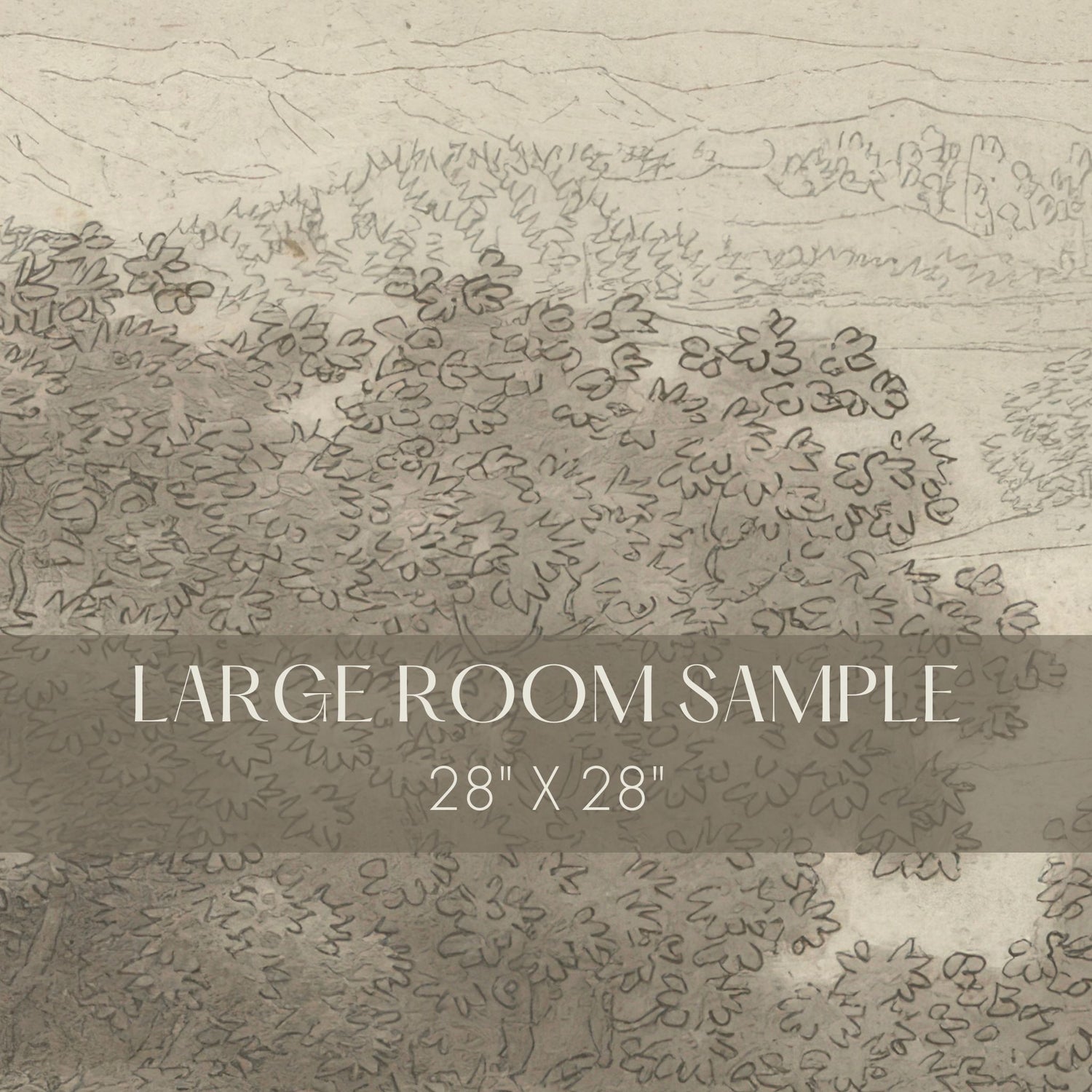Beautiful Mountains | European Scenic Trees Landscape Wallpaper Mural Wallpaper Mural Sckribbles Traditional - (Non-Woven) Large Room Sample - 28'' x 28'' / 71 x 71 cm