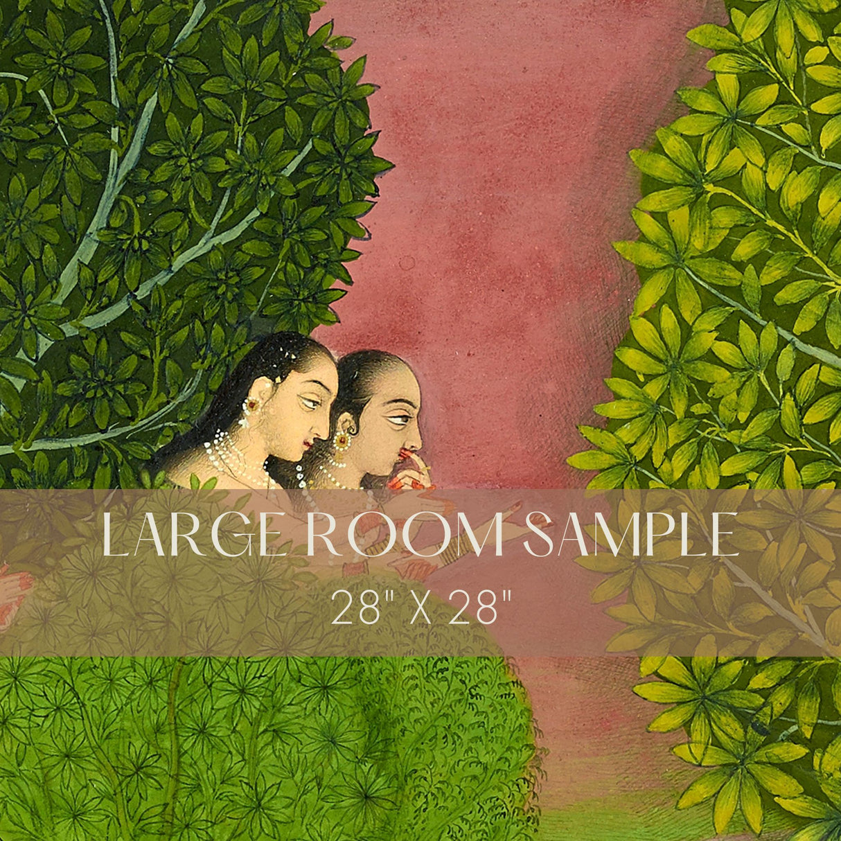 Stolen Clothes | Vintage Traditional Indian Scenic Wallpaper Mural Wallpaper Mural Sckribbles