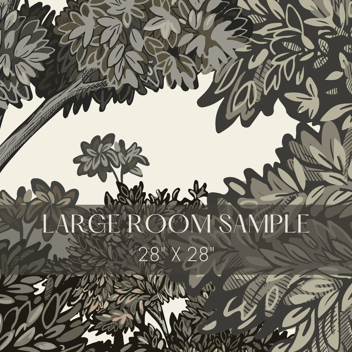 Bough & Sky | Scenic Trees Forest Landscape Wallpaper Mural Wallpaper Mural Sckribbles Traditional - (Non-Woven) Large Room Sample - 28'' x 28'' / 71 x 71 cm