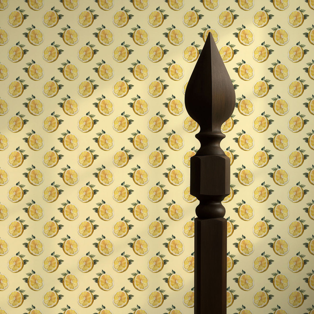 Zest Fest | Light Yellow Lemon Fruit Kitchen Wallpaper Wallpaper Sckribbles