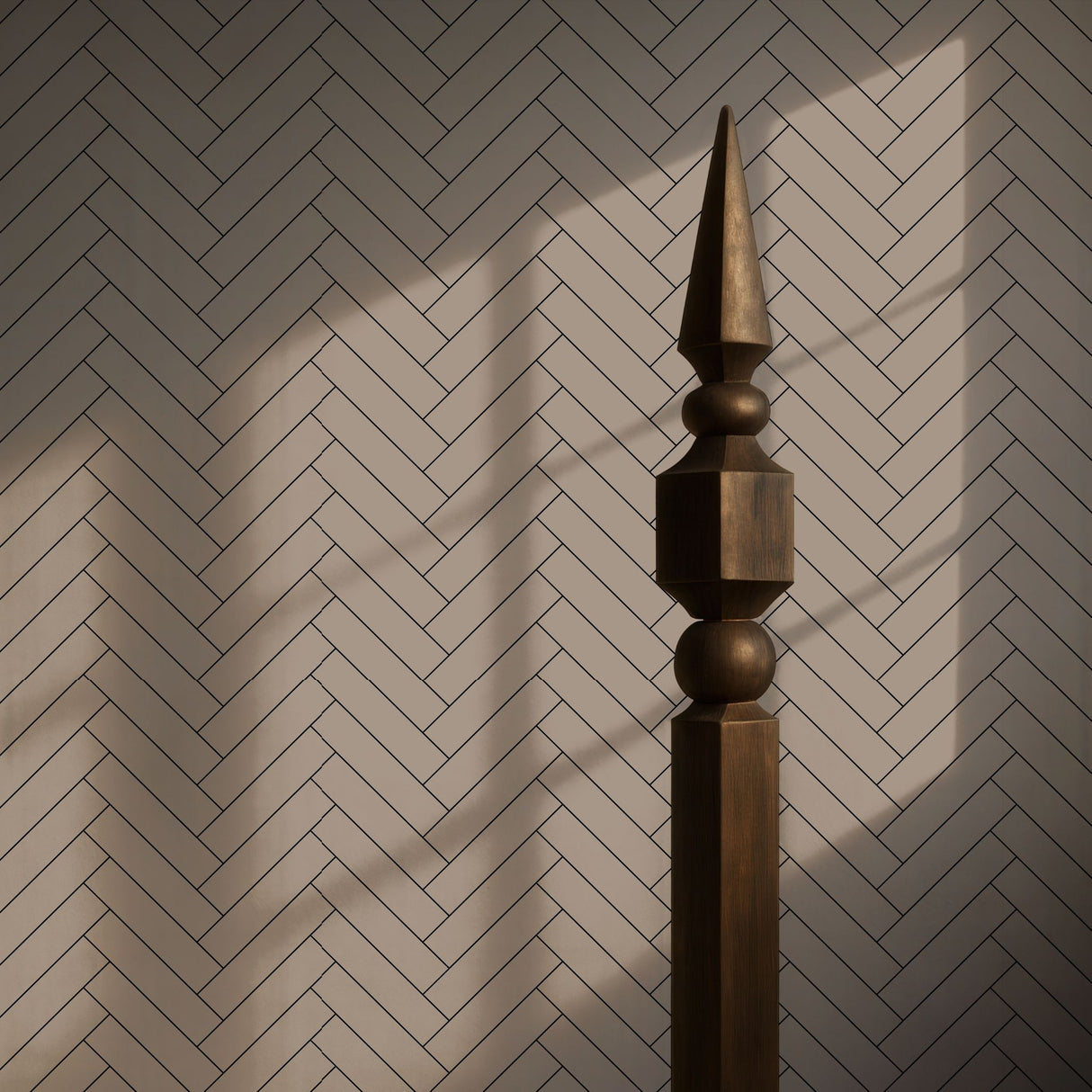 Classic Sub | Timeless Minimalist Geometrical Subway Tiles Wallpaper