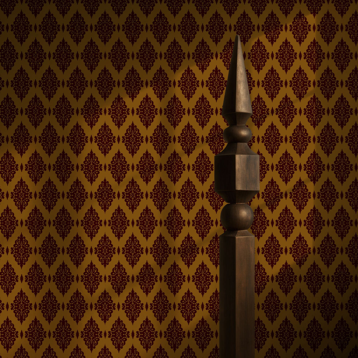 Ornate Grace | Vintage Opulent Regal Victorian Damask Wallpaper Wallpaper Sckribbles Signature - Premium Non-Woven Roll - 24 in x 32.8 ft (61 cm × 10 m) Noble Charm