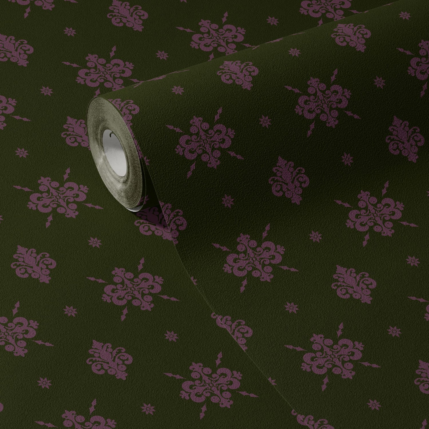 Eccentric Luxury | Unique & Colorful Timeless Damask Wallpaper Wallpaper Sckribbles