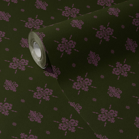 Eccentric Luxury | Unique & Colorful Timeless Damask Wallpaper Wallpaper Sckribbles