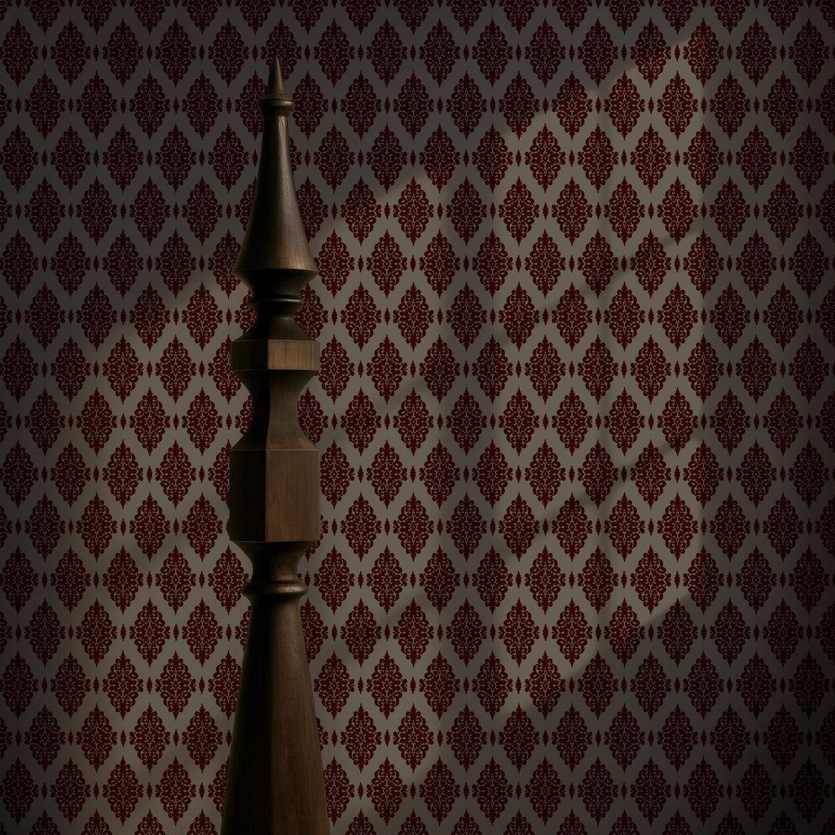 Ornate Grace | Vintage Opulent Regal Victorian Damask Wallpaper Wallpaper Sckribbles