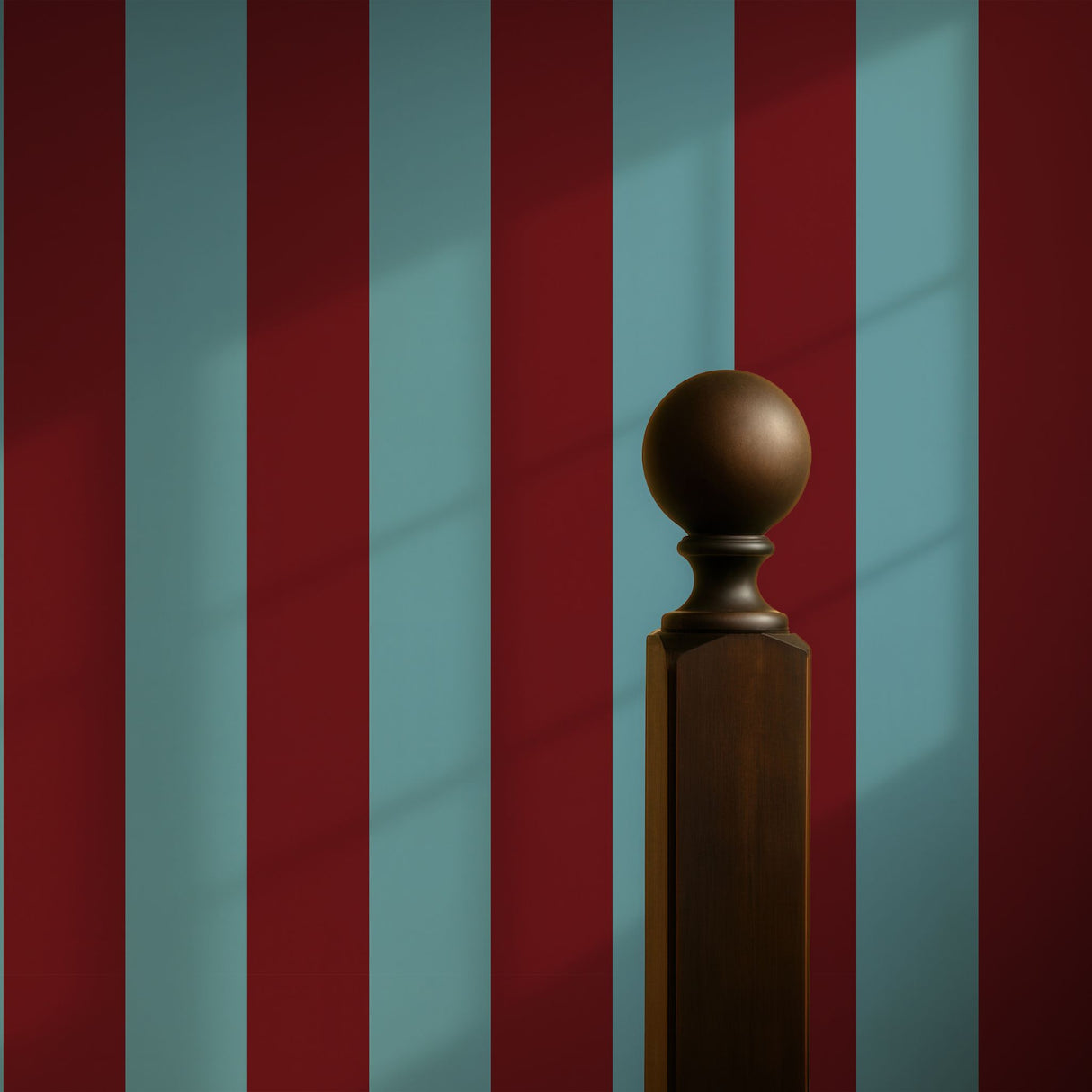 Circus Stripes | Bold Bright Colorful Vertical Striped Wallpaper Wallpaper Sckribbles