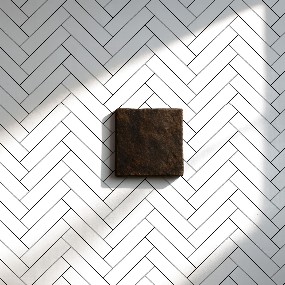 Classic Sub | Timeless Minimalist Geometrical Subway Tiles Wallpaper Wallpaper Sckribbles