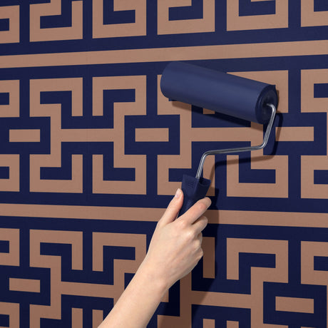 Metro Deco | Bold Geometrical Dramatic Art Deco Wallpaper Wallpaper Sckribbles