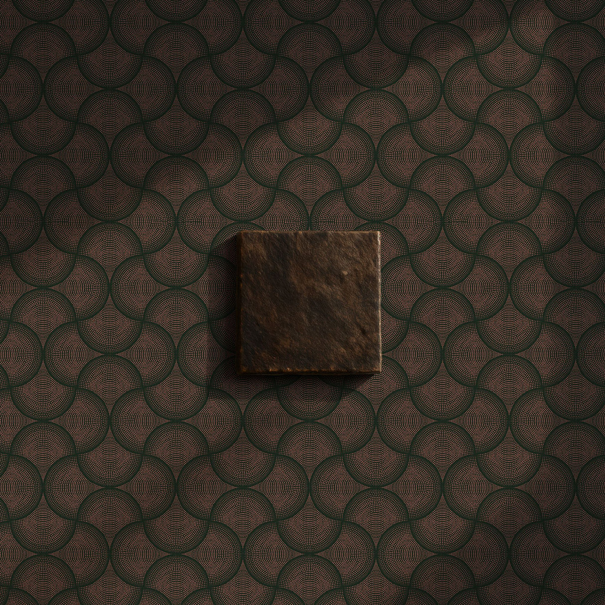 Fanform | Dark & Moody Dotted Fan Art Deco Wallpaper Wallpaper Sckribbles