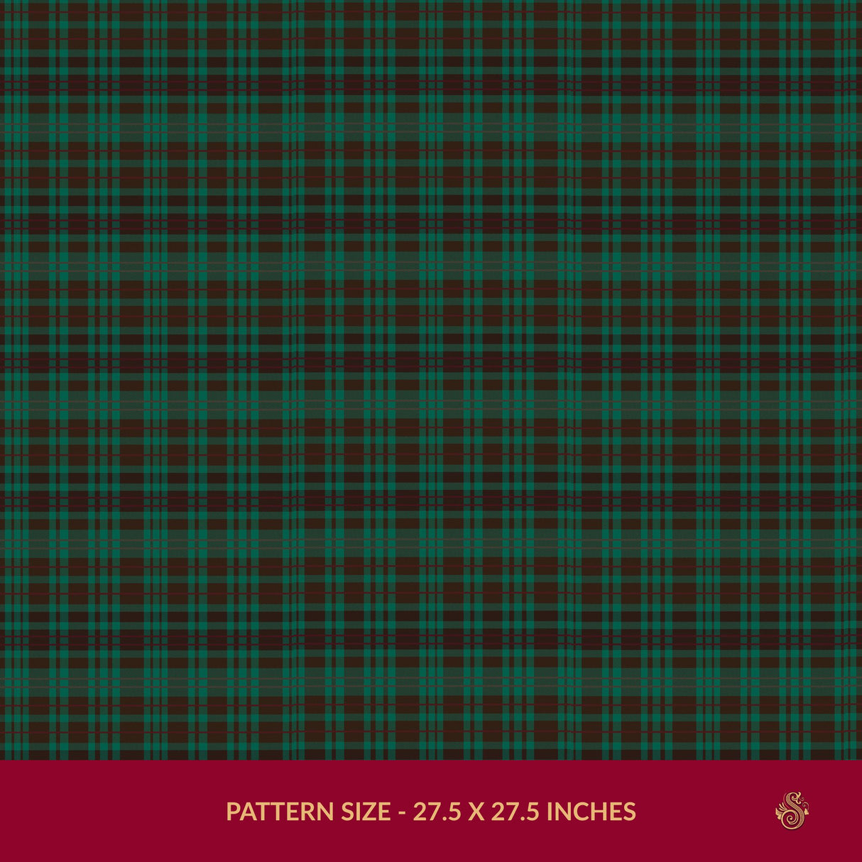 Highland Moss | Traditional Green, Brown, & Red Plaid Wallpaper Wallpaper Sckribbles