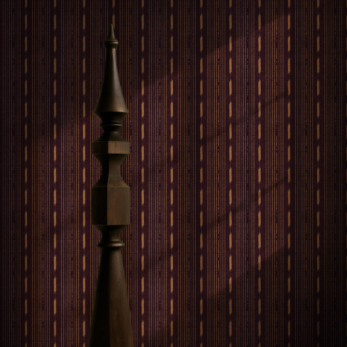 Drifted Grain | Rustic Grunge Organic Weathered Striped Wallpaper Wallpaper Sckribbles