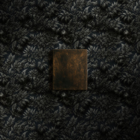 Ferny Secrets | Dark Green Moody Fern Botanical Wallpaper Wallpaper Sckribbles