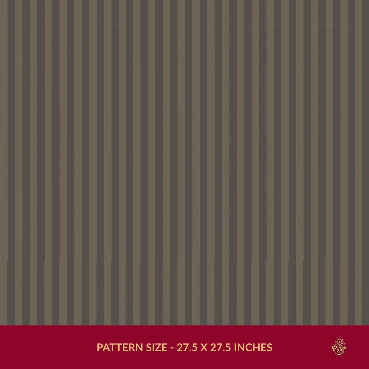 Subtle Stripes | Classic Muted Old-World Understated Striped Wallpaper Wallpaper Sckribbles