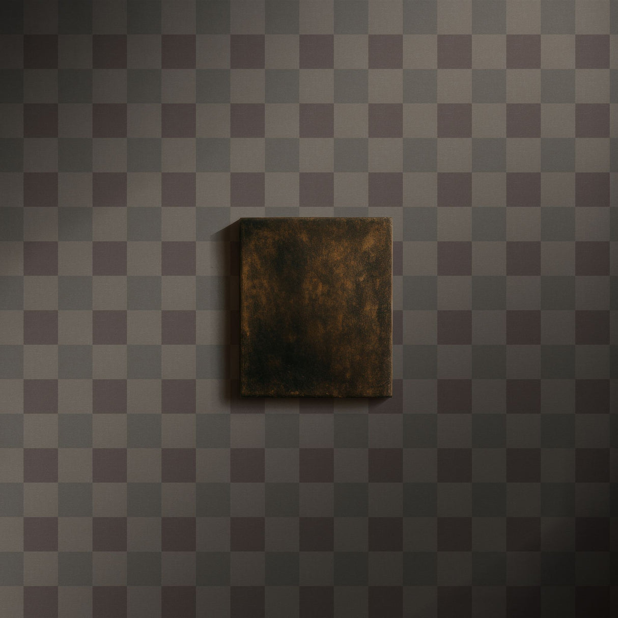 Subtle Grids | Neutral Muted Faded Classic Checkered Wallpaper Wallpaper Sckribbles