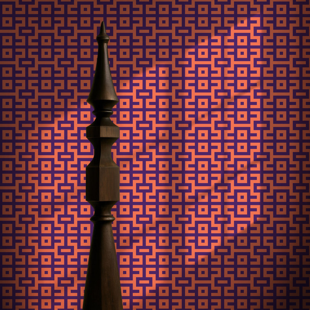 Pacdeco | Bright Bold & Eccentric Retro Art Deco Wallpaper Wallpaper Sckribbles