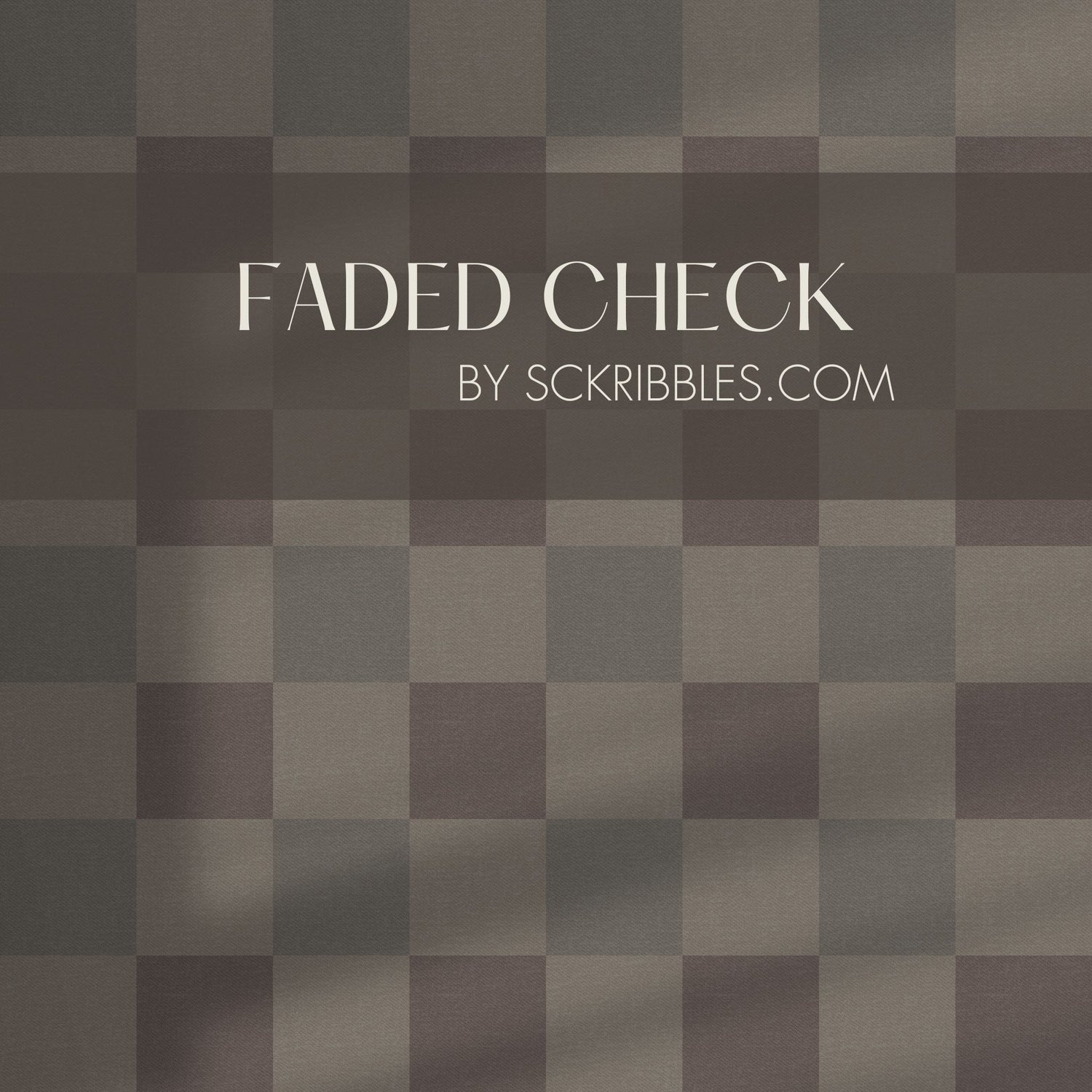 Subtle Grids | Neutral Muted Faded Classic Checkered Wallpaper Wallpaper Sckribbles