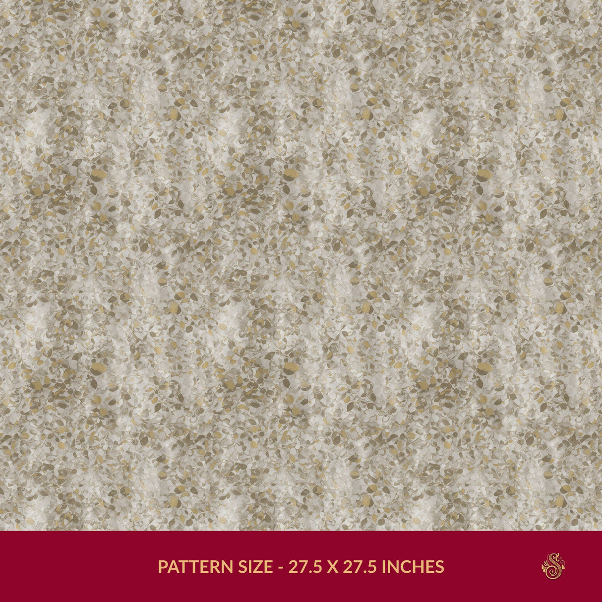 Faded Foliage | Weathered Neutral Rustic Leaves Kitchen Wallpaper Wallpaper Sckribbles