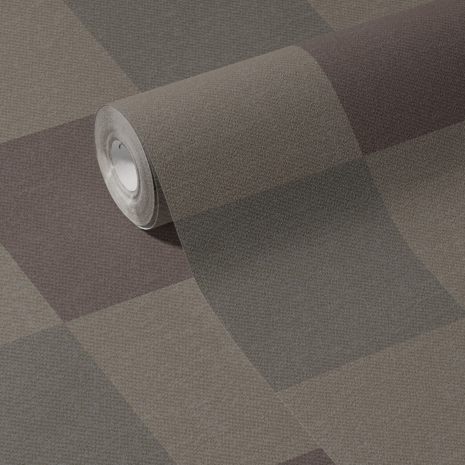Subtle Grids | Neutral Muted Faded Classic Checkered Wallpaper Wallpaper Sckribbles