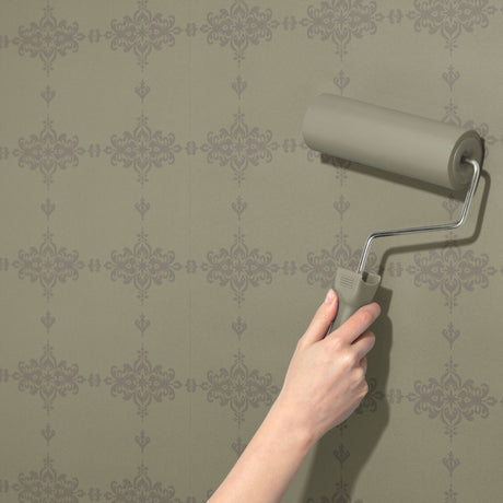 Crown Heritage | Classic French European Ornate Damask Wallpaper Wallpaper Sckribbles