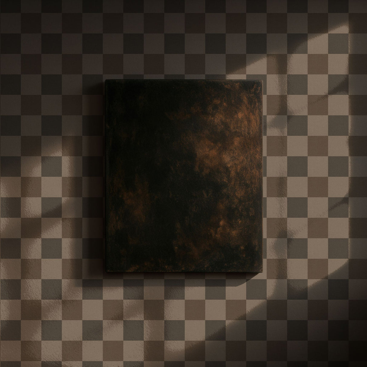 Subtle Grids | Neutral Muted Faded Classic Checkered Wallpaper Wallpaper Sckribbles