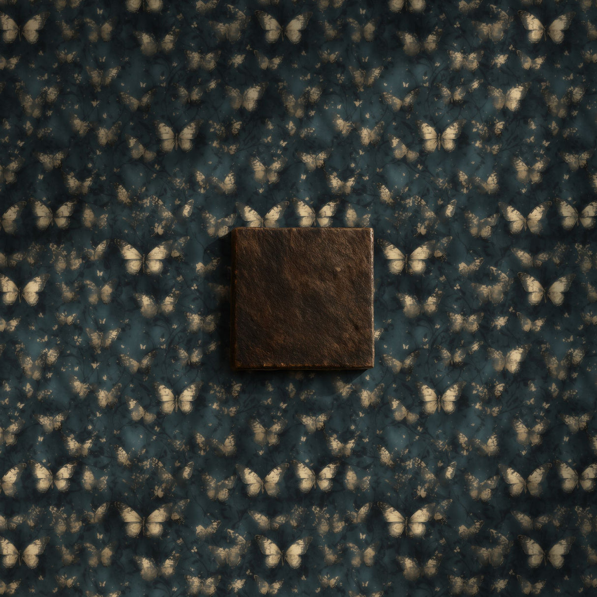 Whimsical Wings | Dark Nursery Butterfly Wallpaper Wallpaper Sckribbles