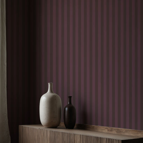 Subtle Stripes | Classic Muted Old-World Understated Striped Wallpaper Wallpaper Sckribbles