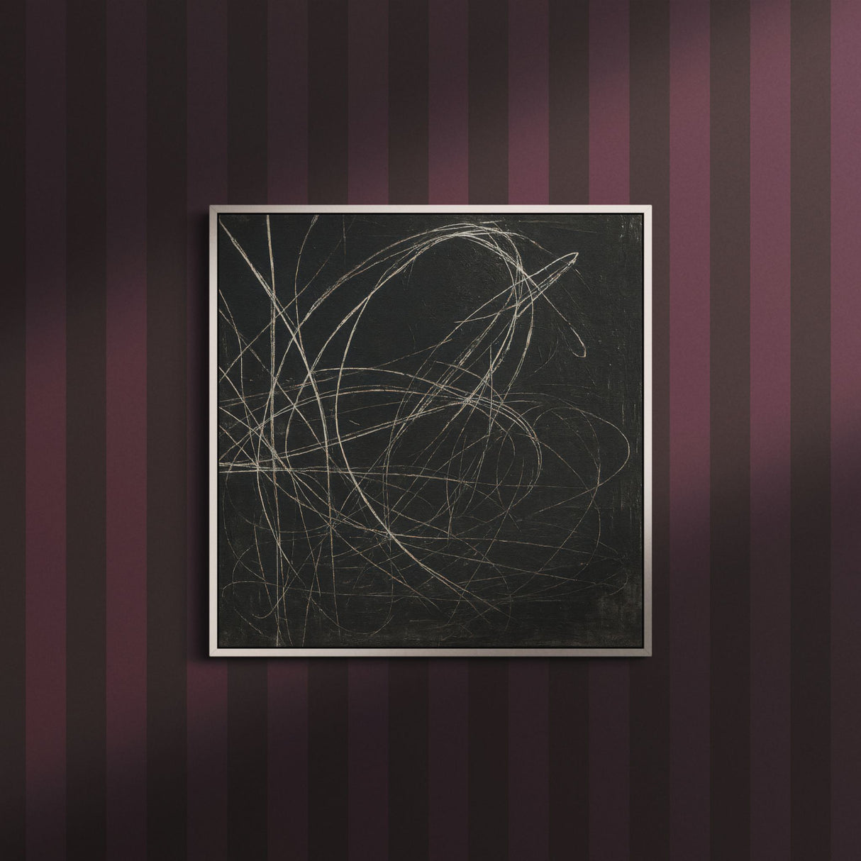 Subtle Stripes | Classic Muted Old-World Understated Striped Wallpaper Wallpaper Sckribbles