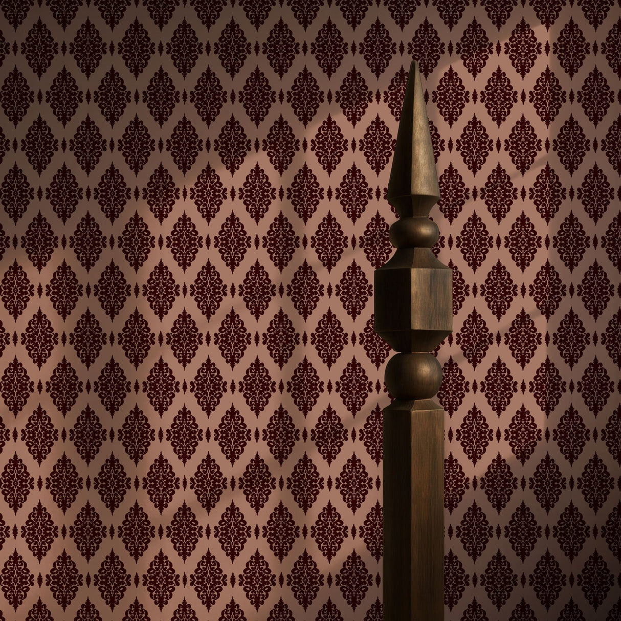 Ornate Grace | Vintage Opulent Regal Victorian Damask Wallpaper Wallpaper Sckribbles