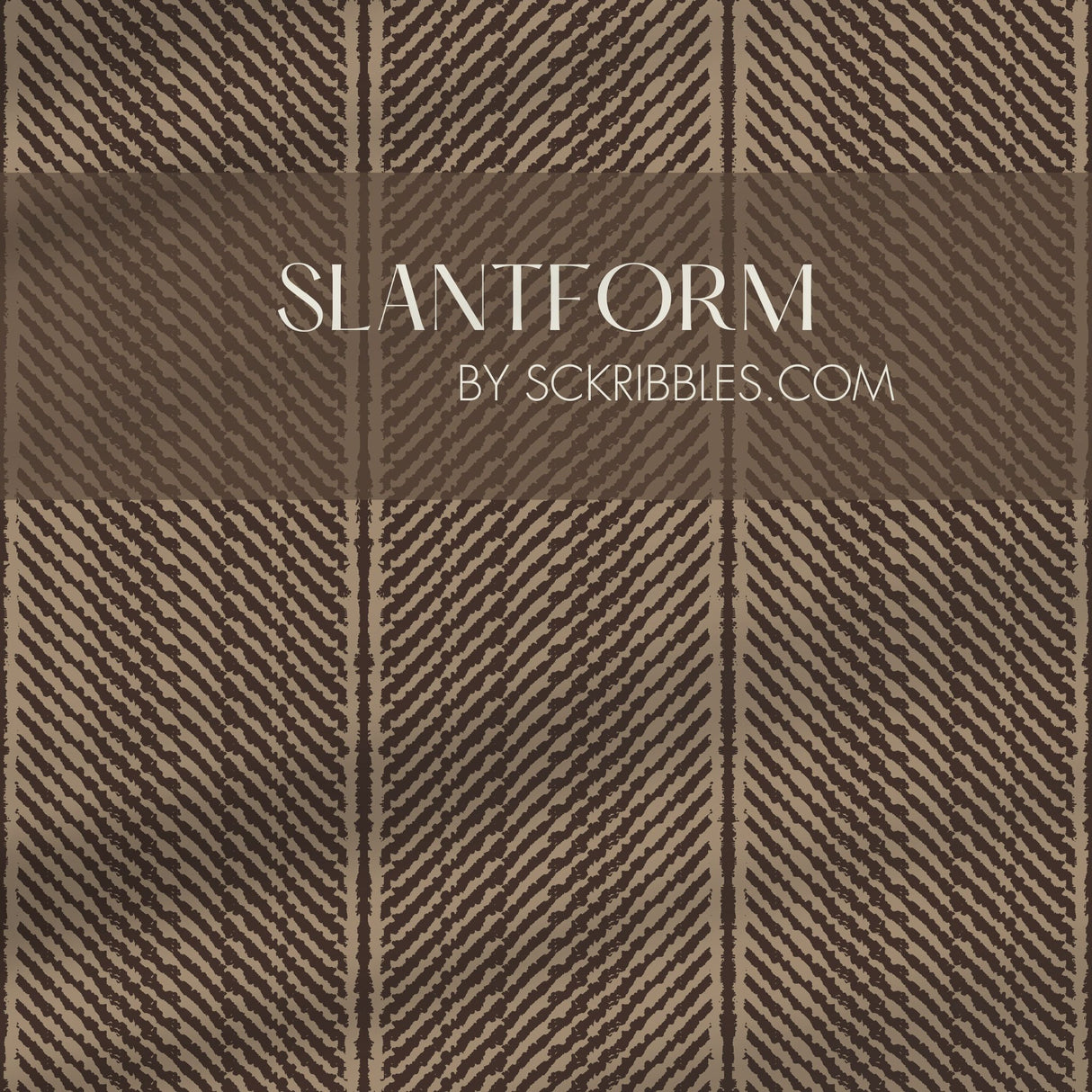 Slantform | Brown Organic Rustic Grunge Striped Wallpaper Wallpaper Sckribbles