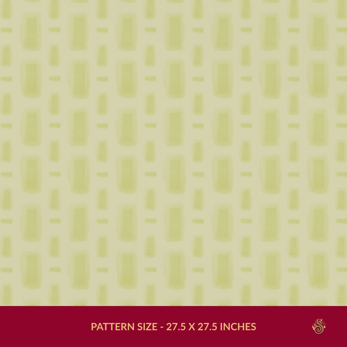 Geo Drift | Contemporary Abstract Geometrical Brick Shapes Wallpaper Wallpaper Sckribbles