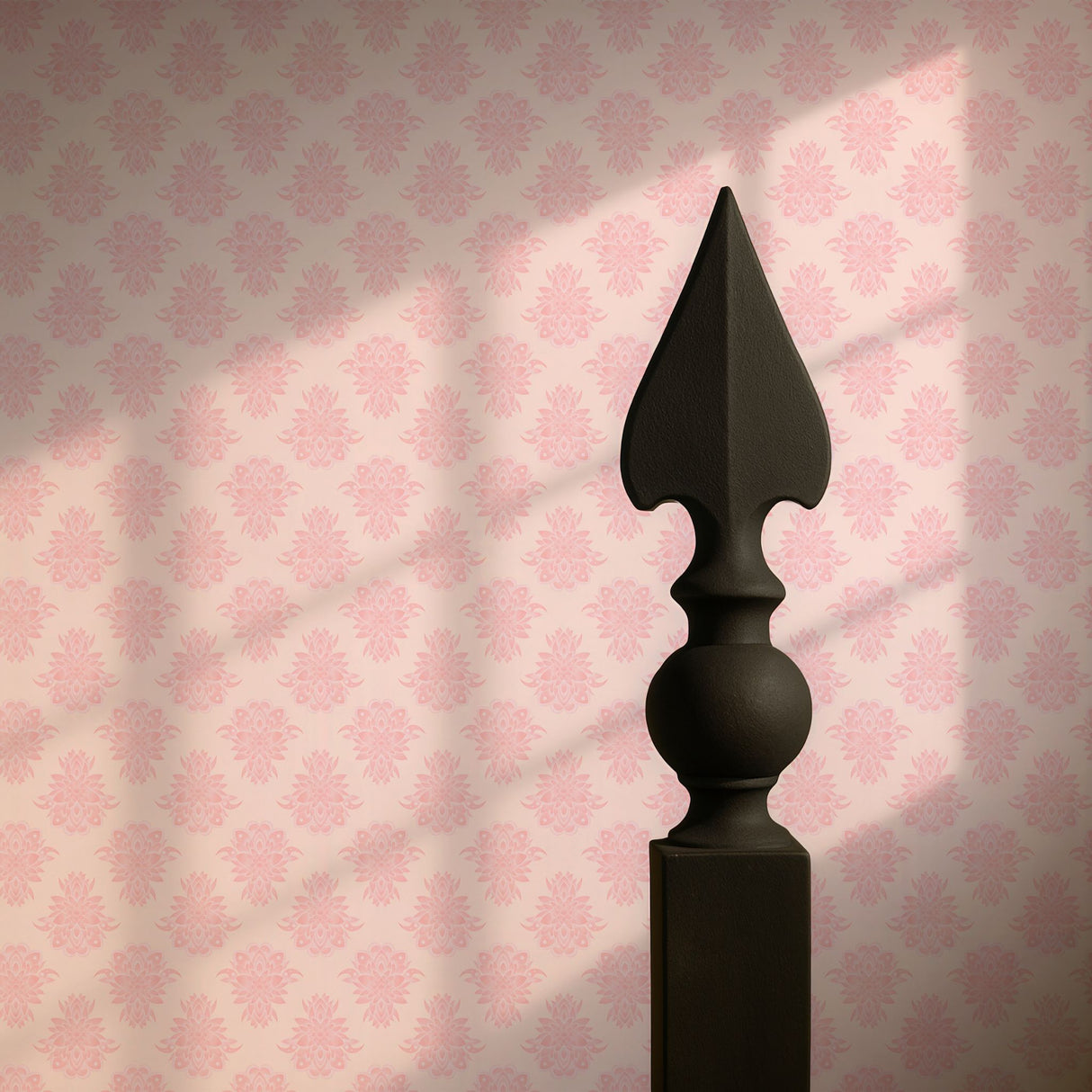 Rosy Reverie | Sweet Light Pink Feminine Coquette Damask Wallpaper Wallpaper Sckribbles