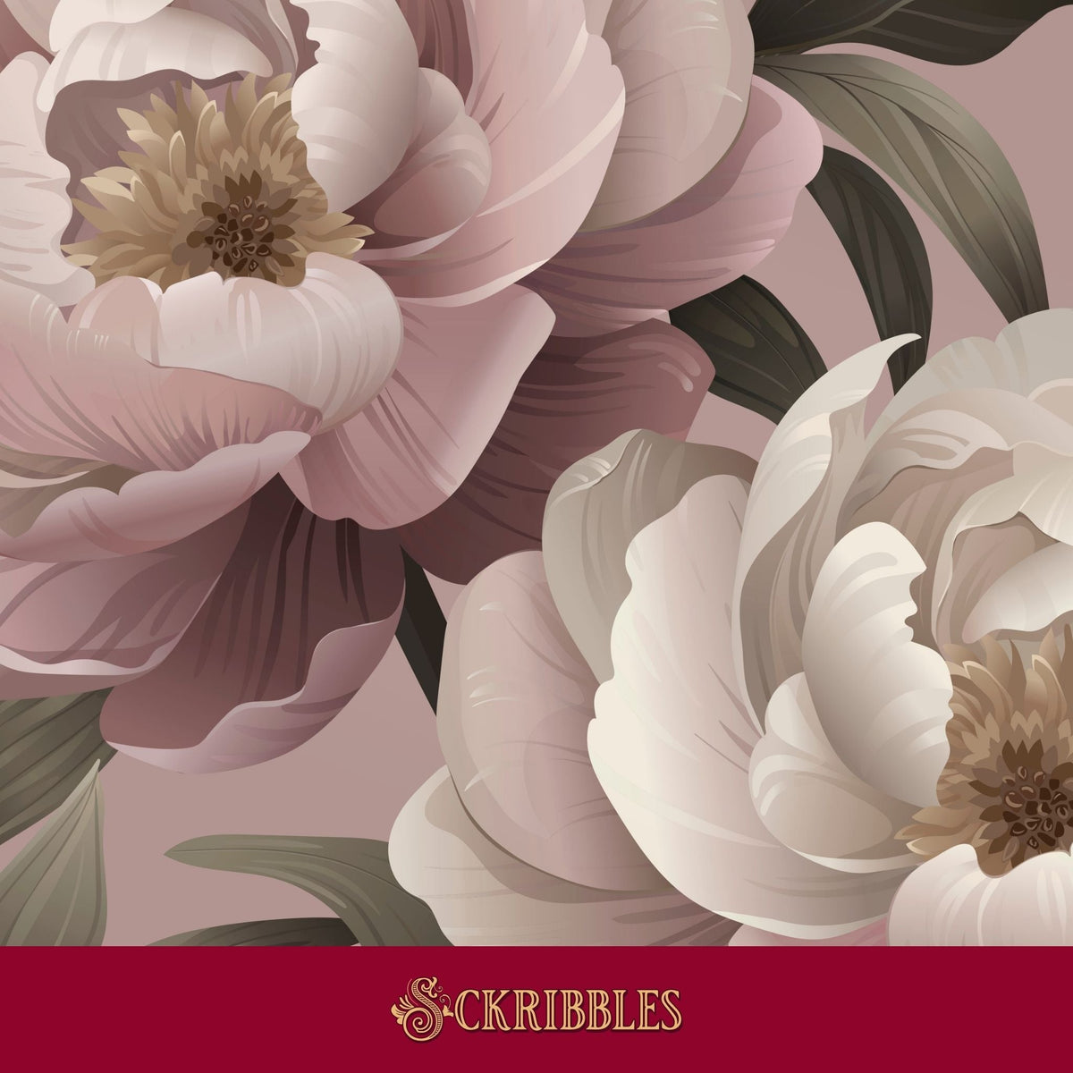 Pink peony wallpaper.