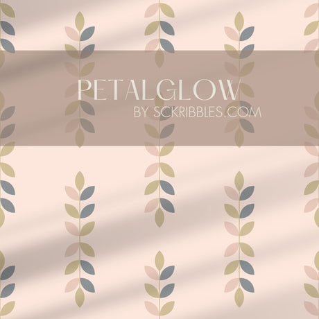 Whisperleaf | Boho Scandinavian Feminine Leaves Modern Wallpaper Wallpaper Sckribbles