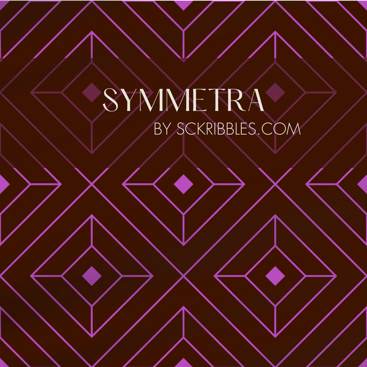 Square Affair | Glamorous & Bold Luxury Art Deco Wallpaper Wallpaper Sckribbles Traditional - (Non-Woven) Sample 14'' x 14'' / 35 x 35 cm Symmetra