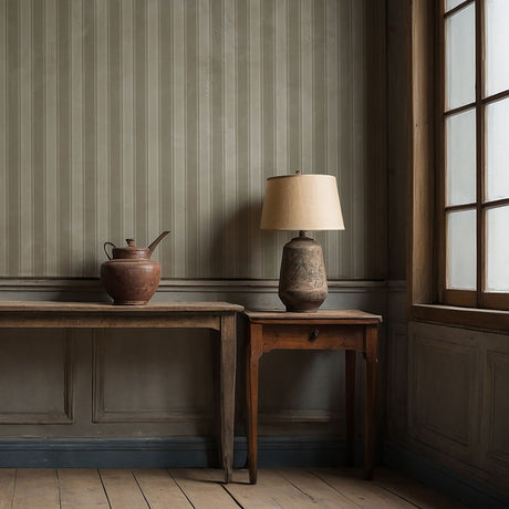 Aristocrat Stripe | Classic Timeless Elegant Traditional Pinstripe Wallpaper Wallpaper Sckribbles