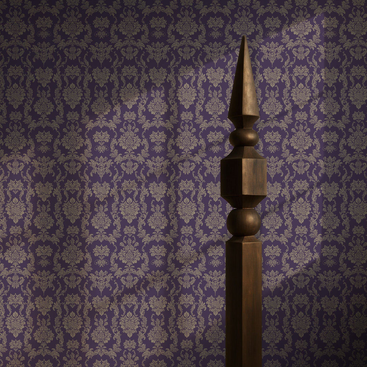 Grand Manor | Vintage Baroque European Damask Wallpaper