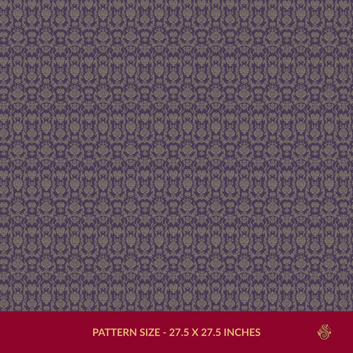 Grand Manor | Vintage Baroque European Damask Wallpaper Wallpaper Sckribbles
