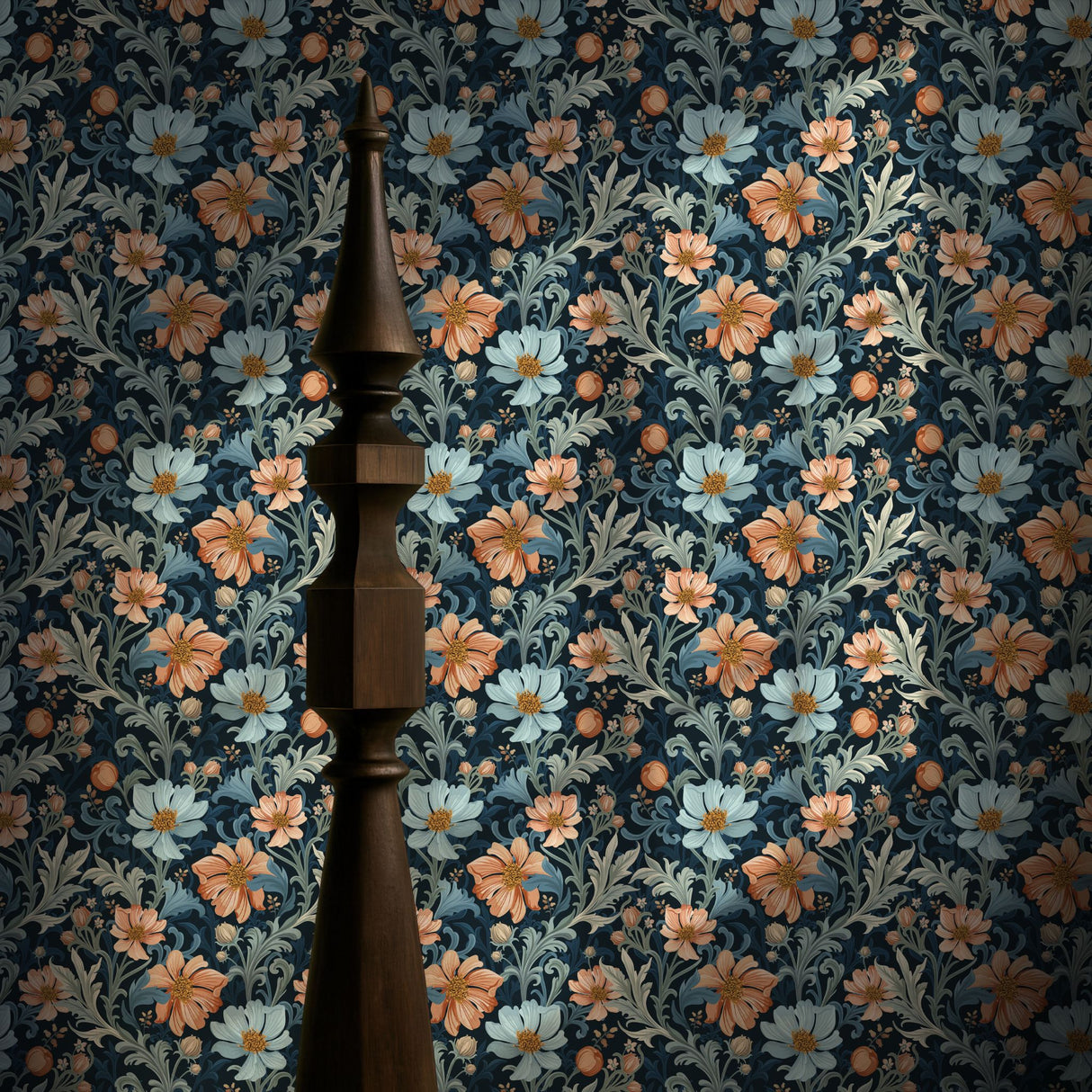 Paradise Petals | Pretty Feminine Romantic Floral Botanical Wallpaper