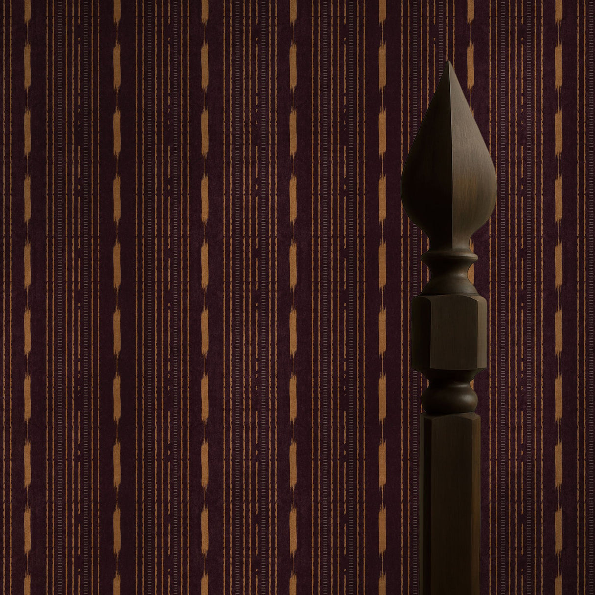 Drifted Grain | Rustic Grunge Organic Weathered Striped Wallpaper Wallpaper Sckribbles