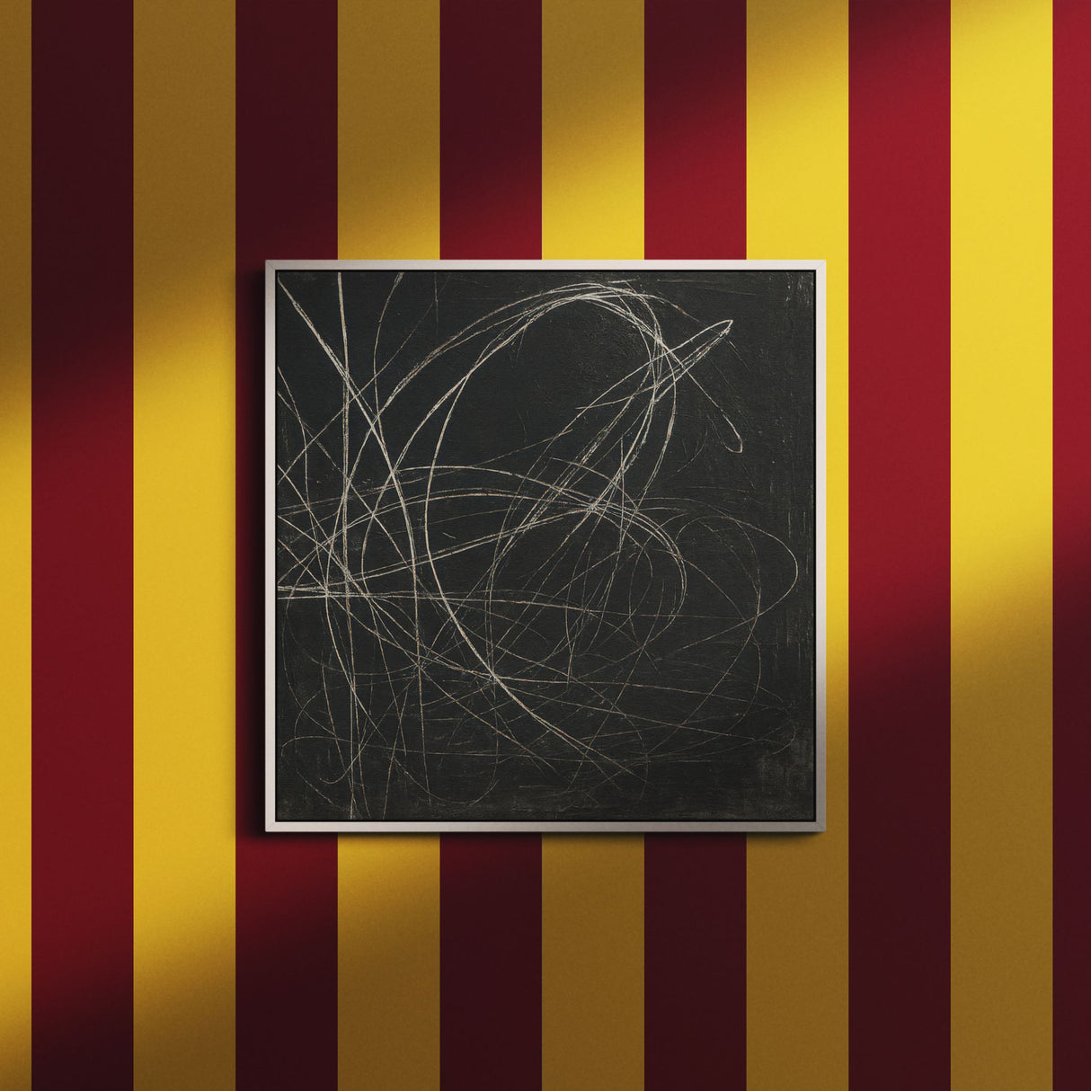 Circus Stripes | Bold Bright Colorful Vertical Striped Wallpaper Wallpaper Sckribbles