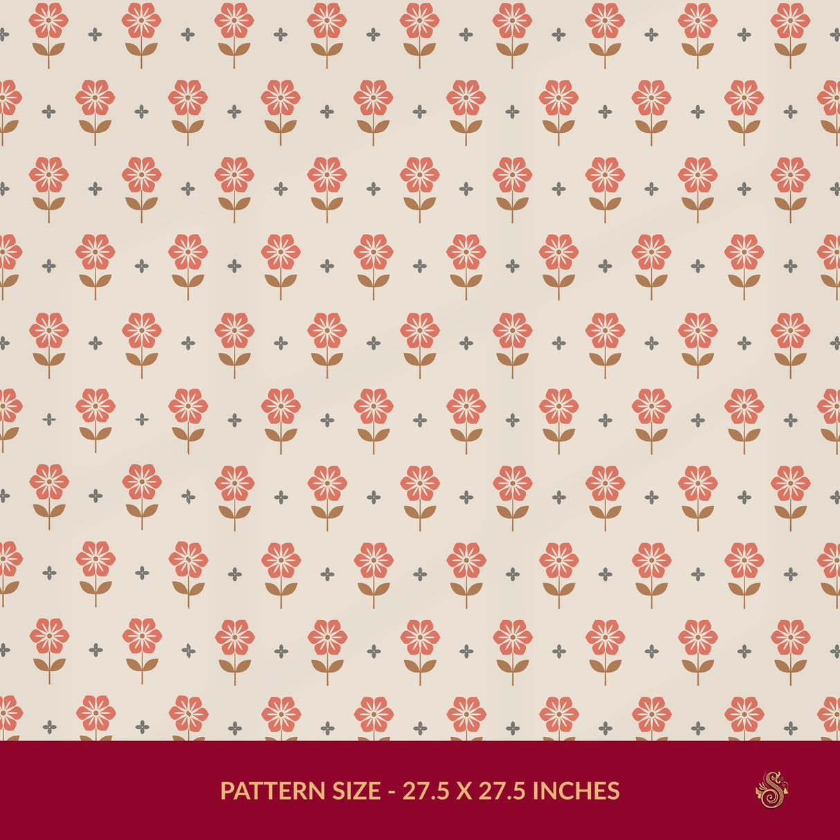 Daisy Dream | Cute & Pretty Retro Flowers Wallpaper Wallpaper Sckribbles