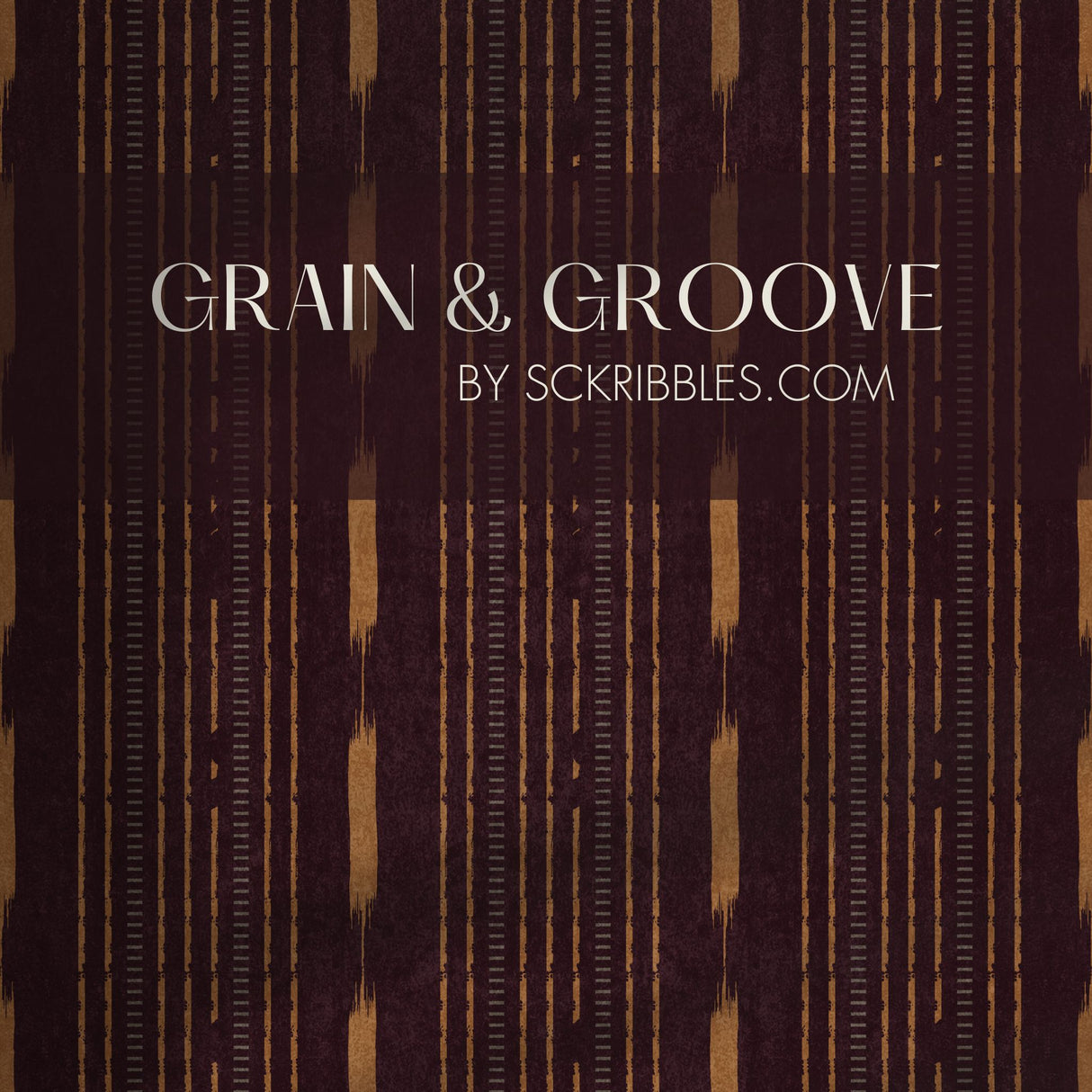 Drifted Grain | Rustic Grunge Organic Weathered Striped Wallpaper Wallpaper Sckribbles