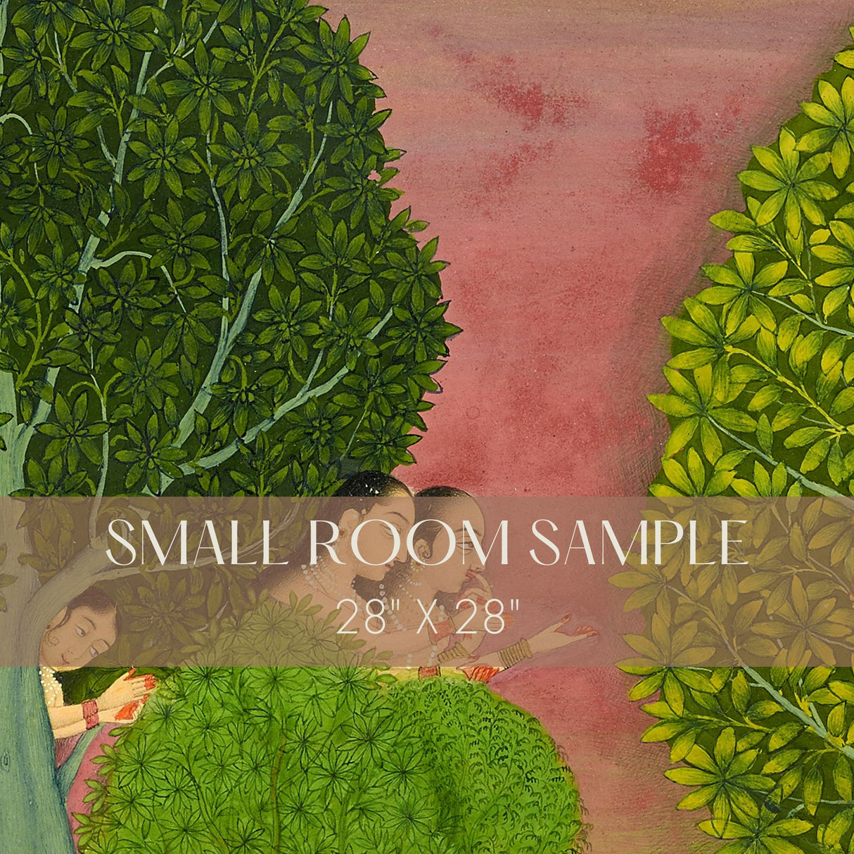 Stolen Clothes | Vintage Traditional Indian Scenic Wallpaper Mural Wallpaper Mural Sckribbles