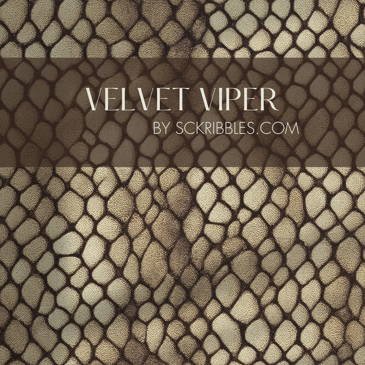 Velvet Viper | Brown Snakeskin Animal Print Wallpaper Wallpaper Sckribbles