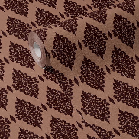 Ornate Grace | Vintage Opulent Regal Victorian Damask Wallpaper Wallpaper Sckribbles
