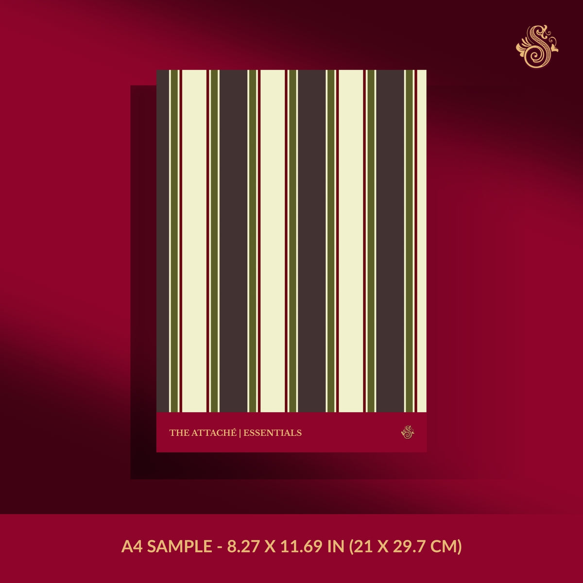 Regal Stripes | Classic Masculine Striped Wallpaper