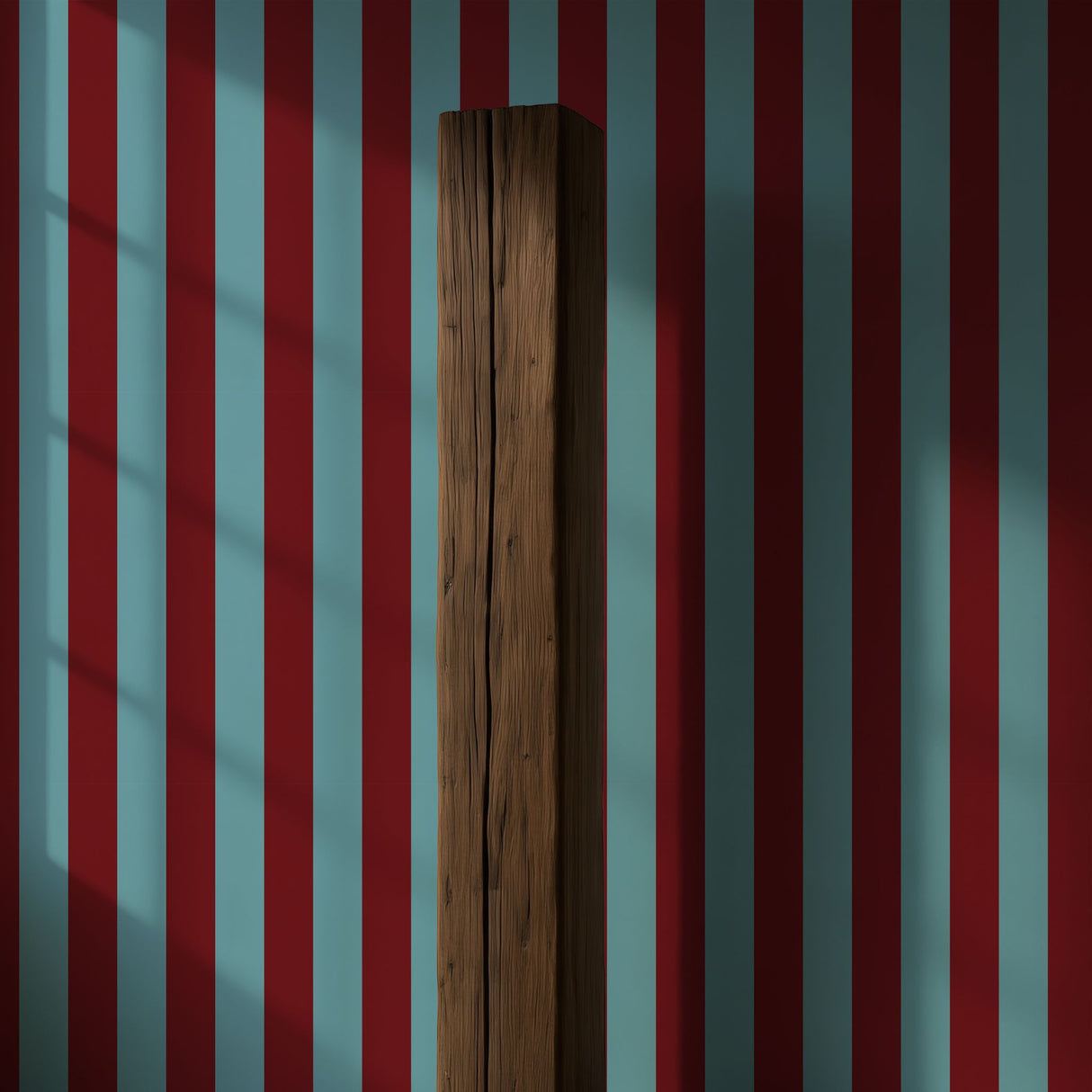 Circus Stripes | Bold Bright Colorful Vertical Striped Wallpaper Wallpaper Sckribbles