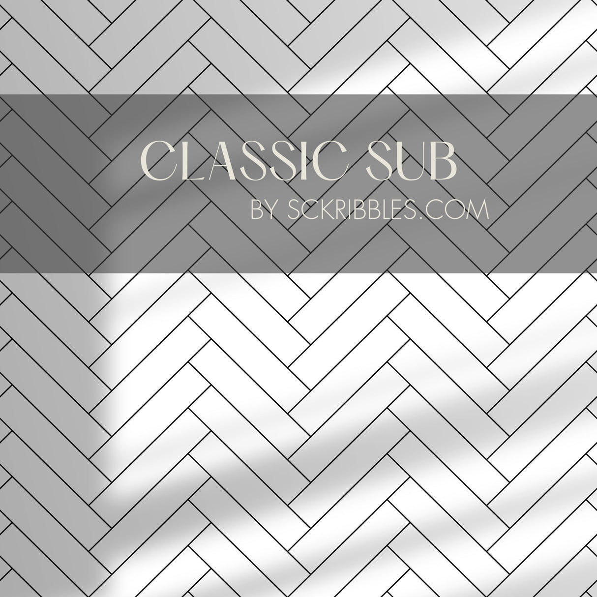 Classic Sub | Timeless Minimalist Geometrical Subway Tiles Wallpaper Wallpaper Sckribbles
